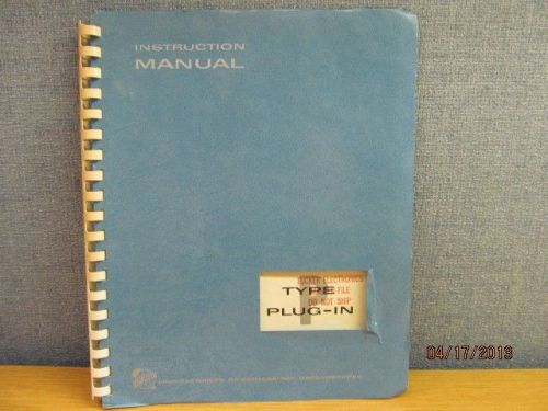 TEKTRONIX Type P Plug-In Operations and Service Manual w/schematic