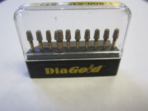 Gold Diamond Burs Rounded Cone Shaped G/544-026SC