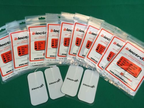 40 electrodes 2&#034; x 3.75&#034; foam stim pads vectromed electroplus dura stick vm2375 for sale