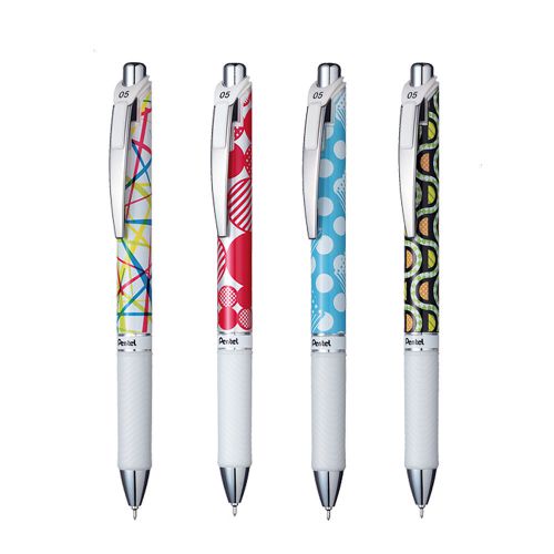 Pentel BLN75KW1,BLN75KW2,BLN75KW3,BLN75KW4 0.5mm Liquid Gel Roller Pen(1pc Each)