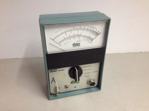 Kurz Model 443M Air Velocity Meter No Power Adapter