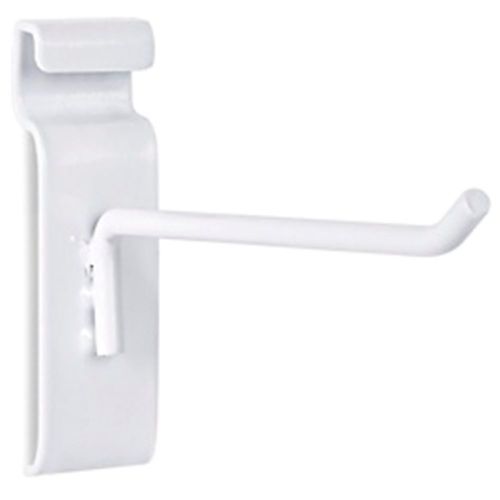 4&#034; Gridwall Hooks - 18 White Hooks For Gridwall or Mini Grid Cube Displays