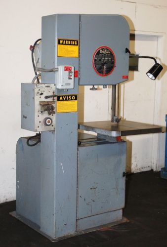 20&#034; Thrt 13&#034; H DoAll 2013-V VERTICAL BAND SAW, Vari-Speed, Tilt-Tbl,3 HP, Blade