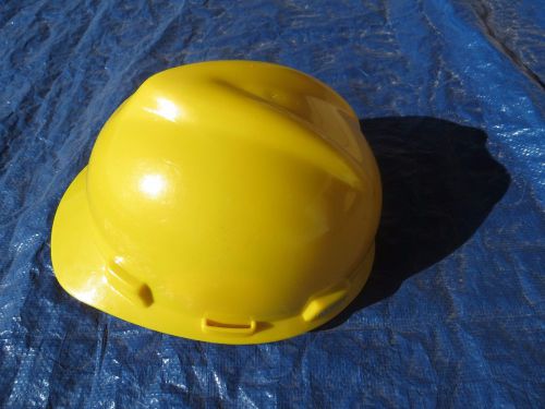 Msa yellow hard hat for sale