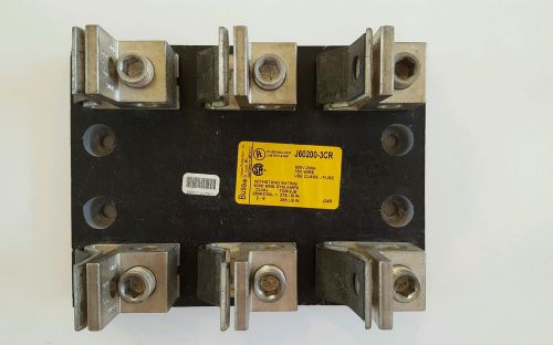 COOPER BUSSMANN BUSS J60200-3CR FUSEHOLDER 600V 200A CLASS J FUSE 3 POLE