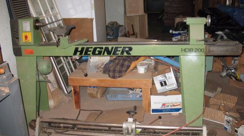 LONG BED  HEGNER HDB 200 WOOD Turning Lathe - WITH DUPLICATOR