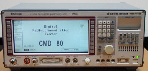 Rohde &amp; schwarz tektronix cmd 80 digital radio communication tester w/ options for sale