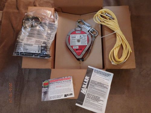 Miller mightylite wire rope self retracting lifeline for sale