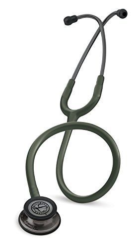 3m littmann classic iii stethoscope, smoke-finish, dark olive green tube, 27 for sale