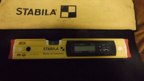 Stabila 196-2 14&#034; electronic level dual displays ip65 dust/waterproof - 36514 for sale