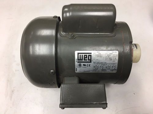 Weg 7518es1bb56cfl, .75hp 1740rpm tefc 115/208-230v 1ph motor b56c for sale