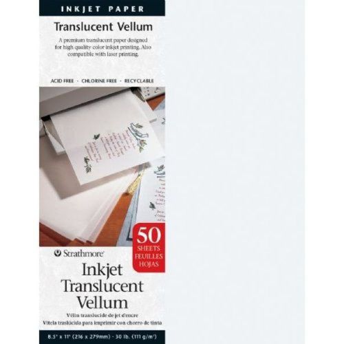 8.5X11 INK JET VELLUM PAPER 50/PK