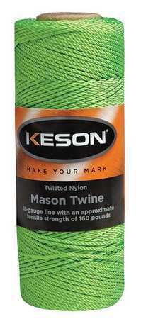 Keson gt1090 mason twine 1090 ft l nylon green for sale