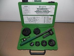 GREENLEE 7238SB slug buster Knockout set 1/2&#034; - 2&#034; conduit size.NICE 767,7310,