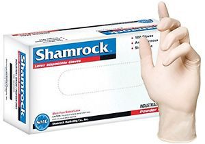 Shamrock 60412-m-bx industrial grade glove, 4.5 mil -5 mil, powder-free, for sale