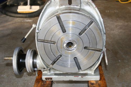 USED PHASE II HORIZ. &amp; VERT. 10&#034; ROTARY TABLE W/ 8&#034; 3-JAW CHUCK