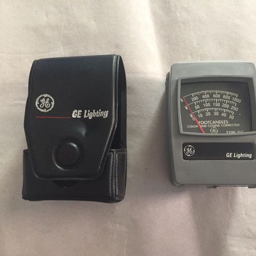 GE Foot Candle Light Meter Type 214