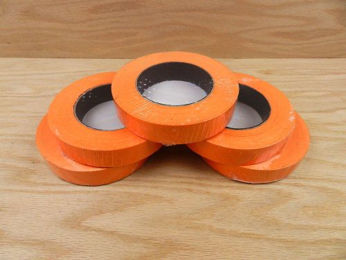 5 PROFESSIONAL GRADE 1&#034; Orange Painters Masking Trim Edge Tape 180&#039; 60 yd roll