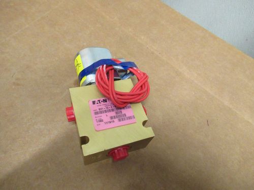 EATON VICKERS SOLENOID VALVE &amp; COIL SV1-10-3-6T-12DS SV1-10-3-00-12DS 1/4&#034; NPT