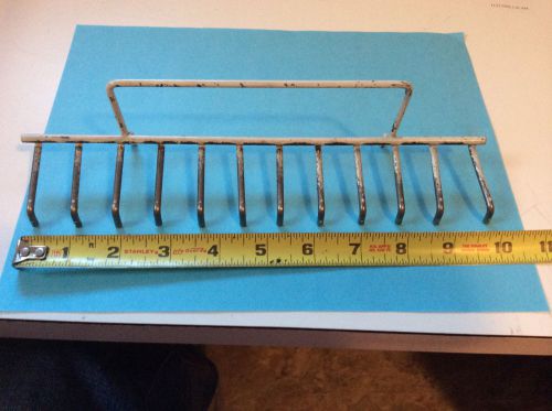 Vintage shop pegboard hook screwdriver  tool holders 11 slots for sale