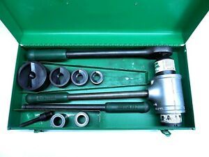 Greenlee 1906SB Ratchet Knockout Punch Set for 3/4&#034; - 2&#034; Conduit