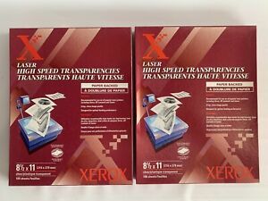 XEROX TRANSPARENCIES 3R3028 - 100 SHEETS PER BOX Hi-Speed Paper-Backed/Clear