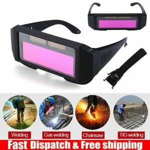 Welder Glasses Mask Solar Powered Auto Darkening Welding Helmet Eye For Welding