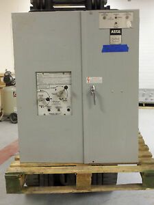 Asco 150 AMP AUTOMATIC TRANSFER SWITCH 3 POLE ATS 480V 277v 3 phase 125 100