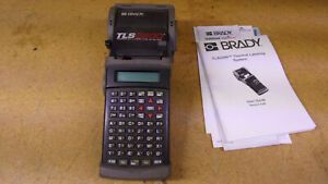 BRADY TLS2200 THERMAL LABELING SYSTEM, NO POWER CORD, BATTERY PACK OR CHARGER