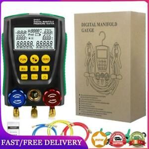 DY517A Digital Manifold Gauge Refrigeration Pressure Tester Leakage Monitor