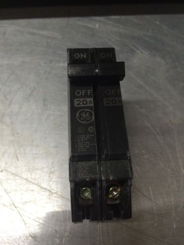 Ge general electric thqp220 new circuit breaker 2 pole  20 amp 240 vac for sale