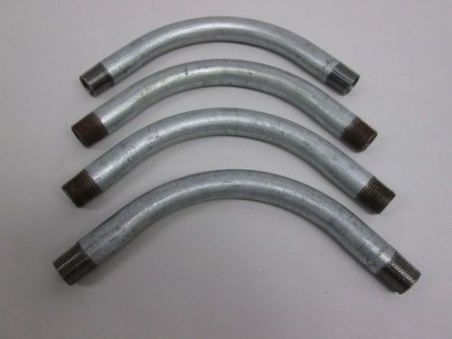 Lot 4 new 3xa5 elbow conduit pipe 90 deg 1/2in male end d296351 for sale