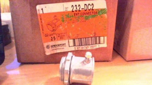 1&#034; emt connector / 10 pcs / 232-dc2 bridgeport for sale