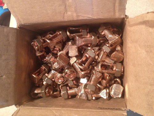 100 new  #2 splitbolts anderson kearney pennunion blackburn burndy ks23 servit. for sale