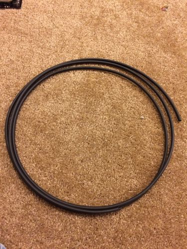 1/4&#034; x 10 Ft Black Heat Shrink Tubing 2:1 Shrink Ratio