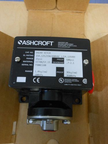 ASHCROFT PRESSURE CONTROL SWITCH B424VXCYLM NEW IN BOX