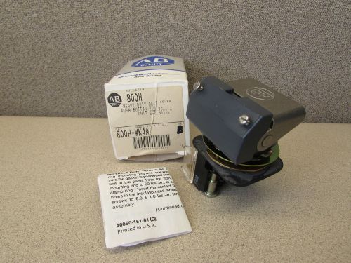 ALLEN BRADLEY 800H-WK4A HEAVY DUTY PUSHBUTTON UNIT