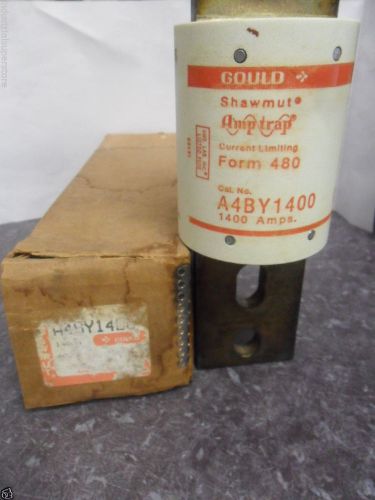 New gould shawmut a4by1400 1400 amp fuse bussmann krp c 1400 600v class l nib for sale