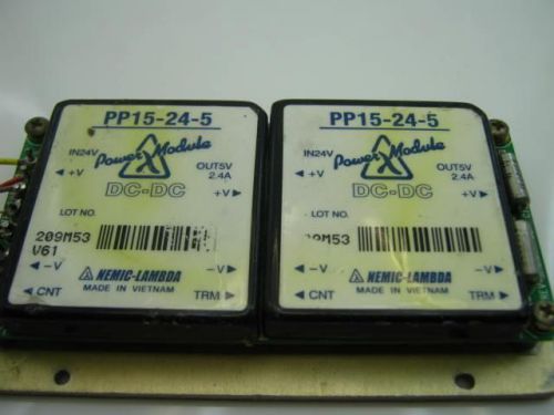 DC-DC NEMIC LAMBDA POWER MODULE SET OF 2 UNITS