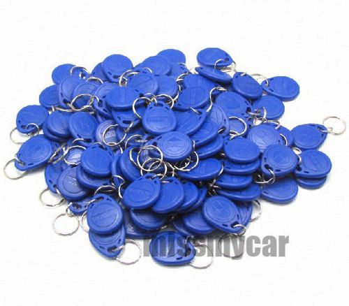 New 100Pcs Rfid 125Khz Proximity Rfid Id Card Key Tags (Keyfobs)(C)