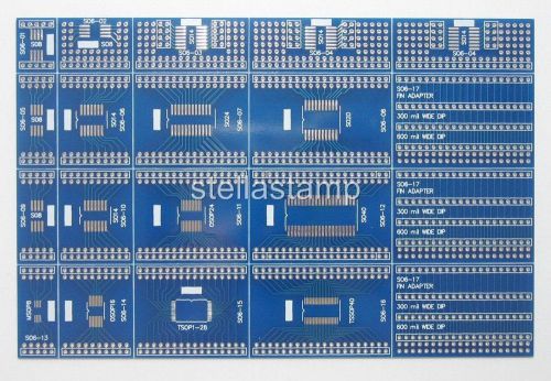 SMD CONVERTER ADAPTER PCB BOARD- SOIC MSOP TSSOP DIP #6