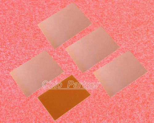 5pcs one-side copper clad 50x70x1.5mm single pcb board glass fiber 5 x 7 cm for sale