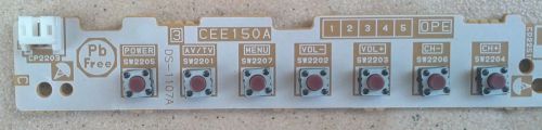 HITACHI 32LD380TA OPERATION PCB ASS&#039;Y BOARD CEE150A TE03741