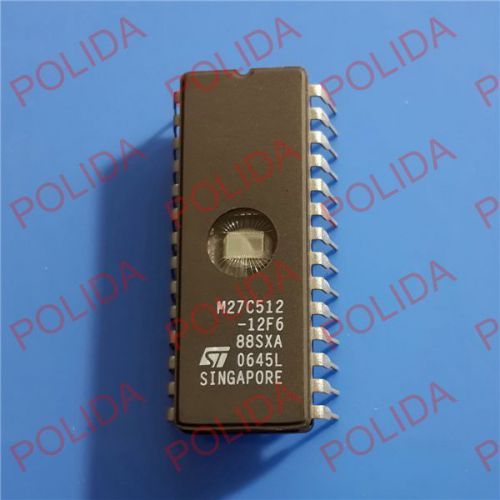 1PCS  UV EPROM IC ST CDIP-28 M27C512-12F6 M27C512