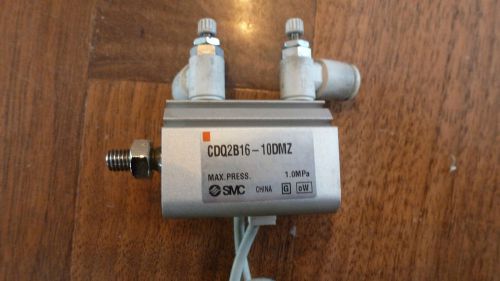 SMC CYLINDER CDQ2B16-10DMZ-M9BVL w/D-M9BV SWITCH/SENSOR