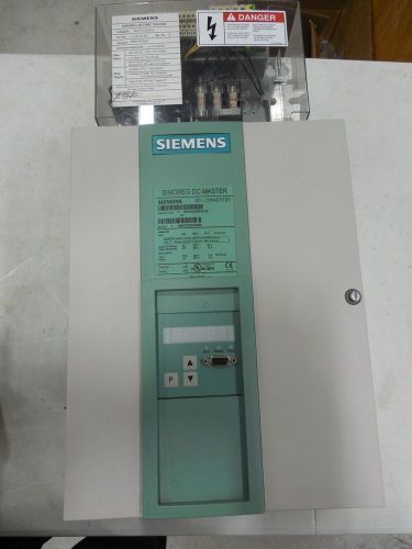 SIEMENS, 6RA7018-6FS22-0-Z,  PWR MOD,6RA70,1Q,460V,15A/30A SER. Q6W22052420000