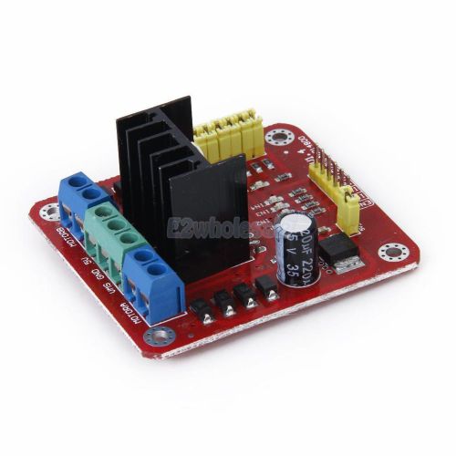 L298N Dual H Bridge DC Stepper Motor Driver IC Controller Board Module Project