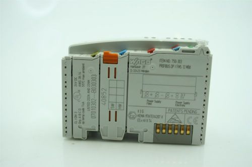 WAGO 750-303 PROFIBUS / FMS 12 MBd -  Industrial I/O Master Unit