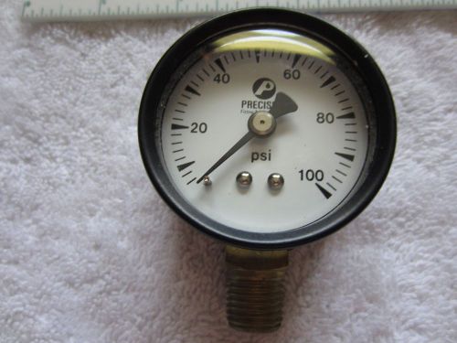 Precission Pressure Gauge, 100 PSI