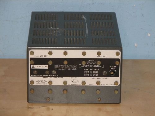 Lambda / TDK LM 237 Regulated Power Supply LM-237